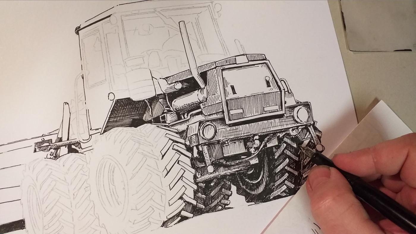 Kolový traktor